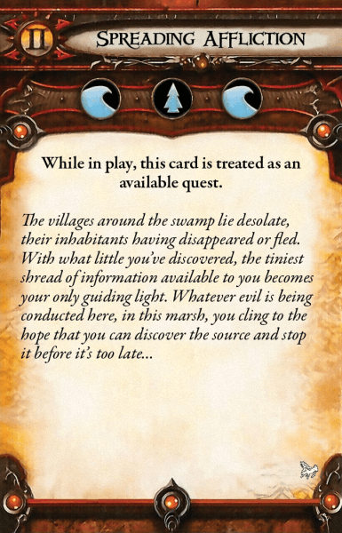 spreading affliction