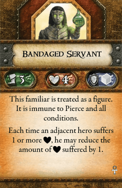 bandaged servant
