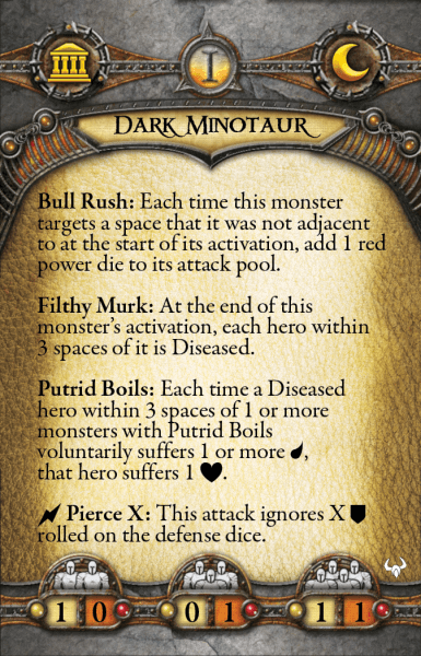 Dark Minotaur Act I Back