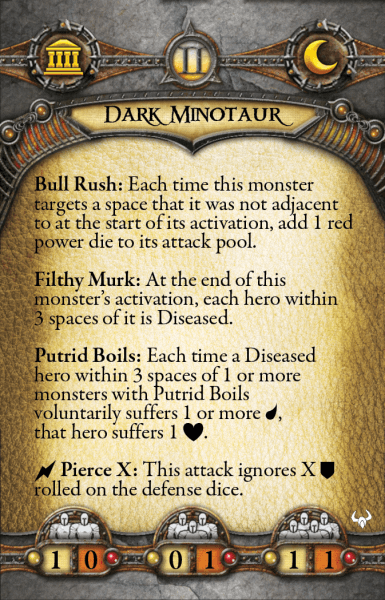 Dark Minotaur Act II Back