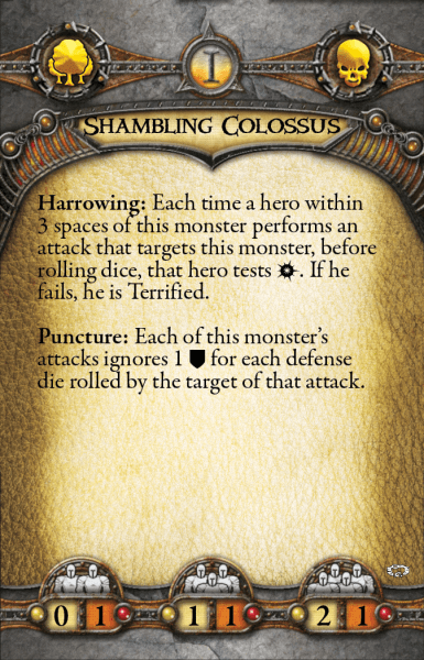 Shambling Colossus Act I Back
