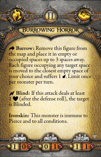 Burrowing Horror Act II Back