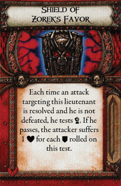 shield of zorek's favor