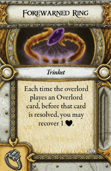 forewarned ring