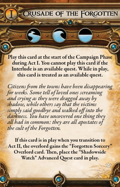 crusade of the forgotten