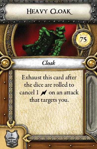 heavy cloak