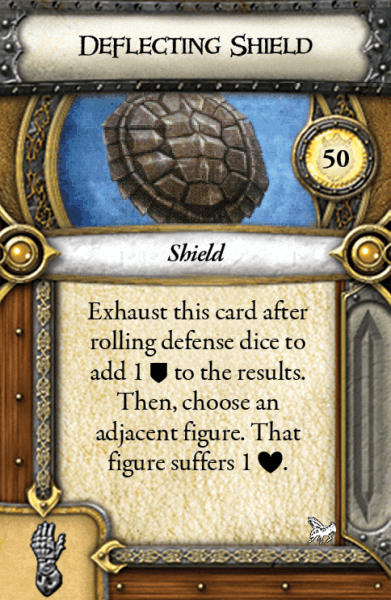 deflecting shield