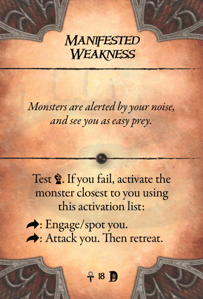 manifested weakness